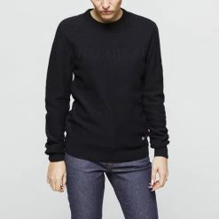 1083 PULL AJUSTE 18 VOLONTAIRE Recycle Bleu Femme