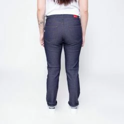 1083 JEANS AJUSTE 203 Coton Bio Superdenim Flex Indigo Brut Femme -Default Template 1 203 suf 4