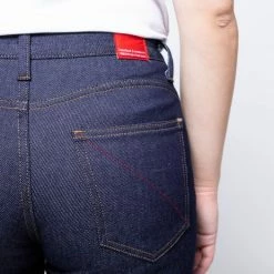 1083 JEANS AJUSTE 203 Coton Bio Superdenim Flex Indigo Brut Femme -Default Template 1 203 suf 5