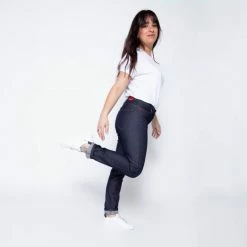1083 JEANS AJUSTE 203 Coton Bio Superdenim Flex Indigo Brut Femme -Default Template 1 203 suf 8