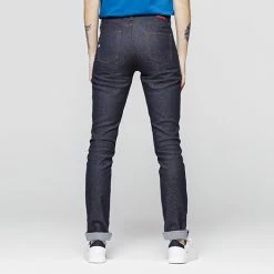 1083 JEANS AJUSTE 203 Coton Bio Superdenim Flex Indigo Brut Femme -Default Template 1 203 indigo 1512 3