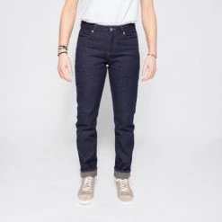 1083 JEANS AJUSTE 203 Laine Superdenim Indigo Brut Femme