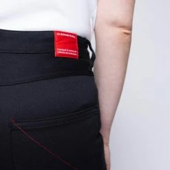 1083 JEANS SLIM 7/8EME 204 FUSELE LA GENTLE FACTORY Coton Bio Uni Noir 12 1083 JEANS SLIM 7/8EME 204 FUSELE LA GENTLE FACTORY Coton Bio Uni Noir -Default Template 1 204 lgf 5