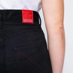 1083 JEANS BALLON 218 Taille Haute Coton Bio Denimoriginal Uni Noir -Default Template 1 218 do noir 6