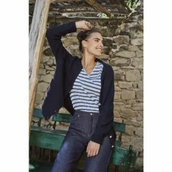 1083 JEANS DROIT 251 Taille Haute Coton Bio Superdenim Flex Indigo Brut -Default Template 1 251 suf 618 cardigan