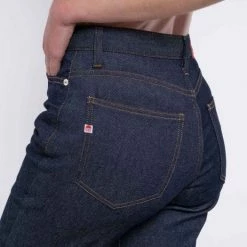 1083 JEANS DROIT 251 Taille Haute Coton Bio Superdenim Flex Indigo Brut -Default Template 1 251 sufindigo 4