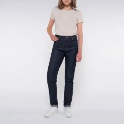 1083 JEANS AJUSTE 253 Taille Haute Coton Bio Superselvedge Indigo Brut -Default Template 1 253 superselvedge 2