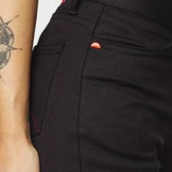 1083 JEANS SLIM 254 FUSELE Taille Haute Coton Bio Filidenim Flex Uni Noir -Default Template 1 254 noir 471