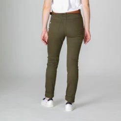 1083 JEANS SLIM 254 FUSELE Taille Haute Coton Bio Filidenim Flex Uni Kaki -Default Template 1 254 kaki 4