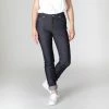 1083 JEANS SLIM 254 FUSELE Taille Haute Coton Bio Indigo Brut