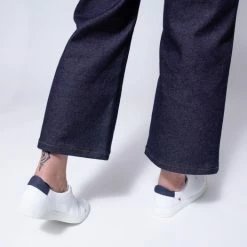 1083 JEANS AMPLE 7/8EME 256 Taille Haute Coton Bio Indigo Brut -Default Template 1 256 ample suf 9