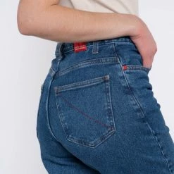 1083 JEANS MOM 258 MAM DELAVE Taille Haute Coton Bio Superdenim Flex Ocean -Default Template 1 258 suf ocean 4