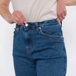1083 JEANS MOM 258 MAM DELAVE Taille Haute Coton Bio Superdenim Flex Ocean -Default Template 1 258 suf ocean 5
