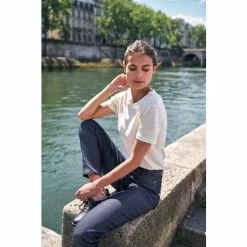 1083 T-SHIRT DROIT 306 SPLICE Lin Ecru Mixte -Default Template 1 258suf 306splice 1