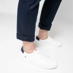 1083 CHINO AJUSTE 7/8EME 263 Coton Bio Filidenim Flex Uni Bleu Marine Femme -Default Template 1 263 marine 7