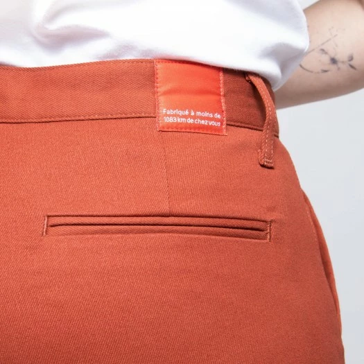 1083 CHINO SLIM 264 FUSELE Coton Bio Filidenim Flex Uni Terracotta Femme 7 1083 CHINO SLIM 264 FUSELE Coton Bio Filidenim Flex Uni Terracotta Femme – Image 7