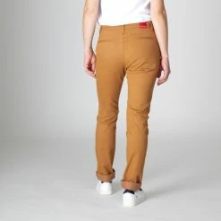 1083 CHINO SLIM 264 FUSELE Coton Bio Filidenim Flex Uni Camel Femme -Default Template 1 264 camel 4