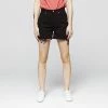 1083 SHORT AMPLE 276 COURT Taille Haute Coton Bio Denimoriginal Uni Noir