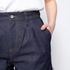 1083 SHORT AMPLE 278 PINCE Taille Haute Coton Bio Indigo Brut 11 1083 SHORT AMPLE 278 PINCE Taille Haute Coton Bio Indigo Brut -Default Template 1 278 suf amplepince 2