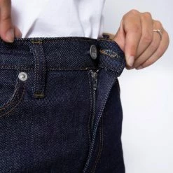 1083 JUPE DROITE 291 ZIPEE Coton Bio Superdenim Flex Indigo Brut Femme -Default Template 1 291 zip 4