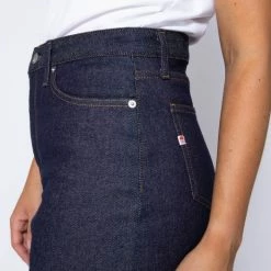1083 JUPE DROITE 291 ZIPEE Coton Bio Superdenim Flex Indigo Brut Femme -Default Template 1 291 zip 6