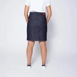 1083 JUPE DROITE 291 ZIPEE Coton Bio Superdenim Flex Indigo Brut Femme -Default Template 1 291 zip 8