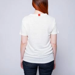 1083 T-SHIRT DROIT 306 SPLICE Lin Ecru Mixte -Default Template 1 304 tshirt mixte splice 4