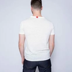 1083 T-SHIRT DROIT 306 SPLICE Lin Ecru Mixte -Default Template 1 304 tshirt mixte splice 7
