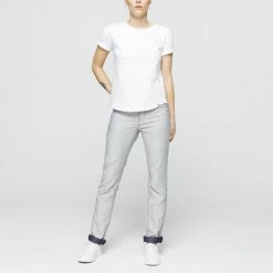 1083 T-SHIRT COL ROND 403 UNI Coton Bio Blanc Femme -Default Template 1 403 ts 581