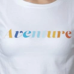 1083 T-SHIRT 422 AVENTURE Coton Bio Blanc Femme -Default Template 1 422 aventure blanc 1