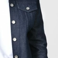 1083 VESTE DROITE 602 Coton Bio Superdenim Flex Indigo Brut Femme -Default Template 1 602 veste 2