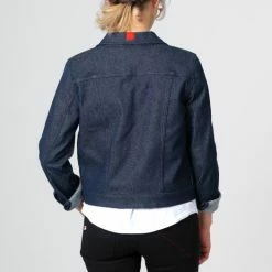 1083 VESTE DROITE 602 Coton Bio Superdenim Flex Indigo Brut Femme -Default Template 1 602 veste dos