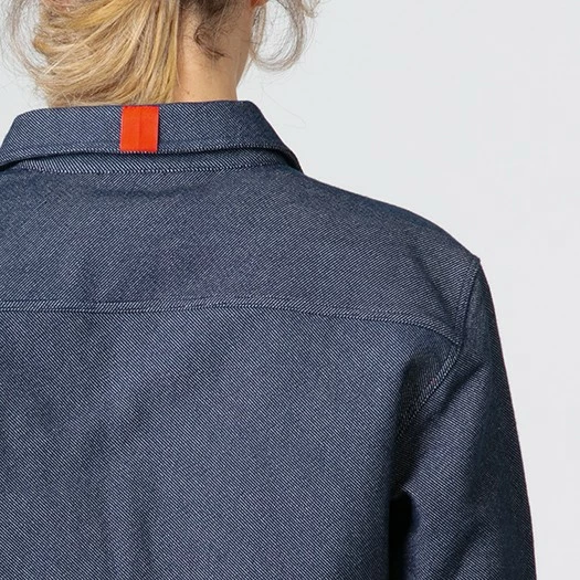 1083 SURCHEMISE 621 GOELAND LES HIRONDELLES Surcyclee Denimoriginal Bleu 4 1083 SURCHEMISE 621 GOELAND LES HIRONDELLES Surcyclee Denimoriginal Bleu – Image 4