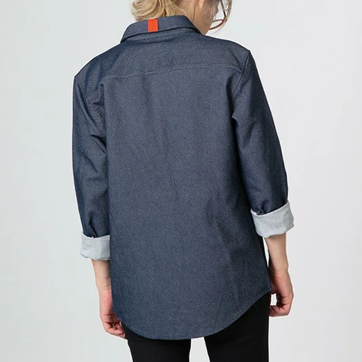 1083 SURCHEMISE 621 GOELAND LES HIRONDELLES Surcyclee Denimoriginal Bleu 3 1083 SURCHEMISE 621 GOELAND LES HIRONDELLES Surcyclee Denimoriginal Bleu – Image 3