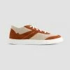 1083 SNEAKERS BASSES 901 Lin Cuir Beige/terracotta Unisexe