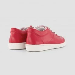 1083 SNEAKERS BASSES 902 Cuir Rouge Unisexe -Default Template 1 902rou26 dos