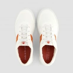 1083 SNEAKERS BASSES 903 Coton Bio Blanc/vermillon Unisexe -Default Template 1 903 blanc vermillon top raw 1 1