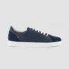 1083 SNEAKERS BASSES 912 Cuir Bleu Unisexe
