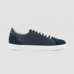 1083 SNEAKERS BASSES 912 Cuir Bleu Unisexe
