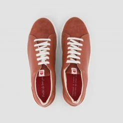 1083 SNEAKERS BASSES 912 Cuir Terracotta Unisexe -Default Template 1 912ter49 top