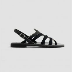 1083 SANDALES 925 Coton Bio Cuir Superdenim/noir Femme