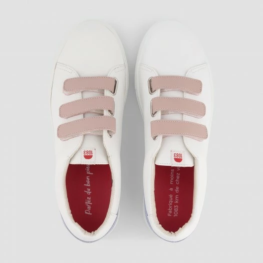 1083 SNEAKERS BASSES 913 Cuir Lilas Unisexe 4 1083 SNEAKERS BASSES 913 Cuir Lilas Unisexe – Image 4