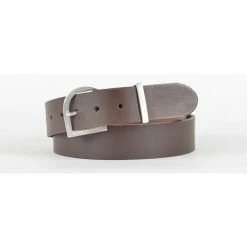 1083 CEINTURE BOUCLE BORNE 811 Cuir Marron Unisexe