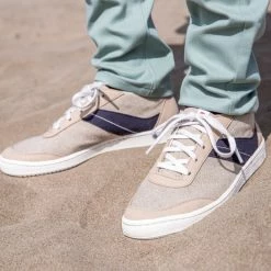 1083 SNEAKERS BASSES 903 Lin Microfibre Beige/bleu Unisexe 10 1083 SNEAKERS BASSES 903 Lin Microfibre Beige/bleu Unisexe -Default Template 1 pe 21 163vertdegris 903bleulin 6