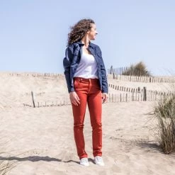 1083 CHINO SLIM 264 FUSELE Coton Bio Filidenim Flex Uni Terracotta Femme 17 1083 CHINO SLIM 264 FUSELE Coton Bio Filidenim Flex Uni Terracotta Femme -Default Template 1 pe 21 264terracotta veste infini