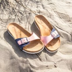 1083 SANDALES 922 Coton Bio Cuir Superdenim/rose Unisexe -Default Template 1 pe 21 chaussures 20