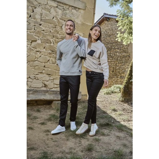 1083 JEANS SLIM 7/8EME 204 FUSELE LA GENTLE FACTORY Coton Bio Uni Noir 7 1083 JEANS SLIM 7/8EME 204 FUSELE LA GENTLE FACTORY Coton Bio Uni Noir – Image 7